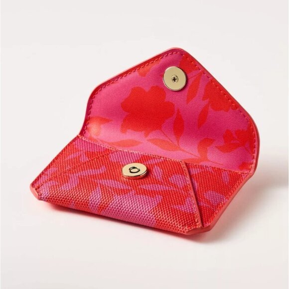 Classic Rose Envelope Card Case - kate spade new york x Target, Pink/Red - Picture 3 of 9